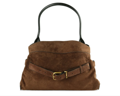 Bolso satchel Dakota de ante Marc Jacobs 'Marrón oscuro'